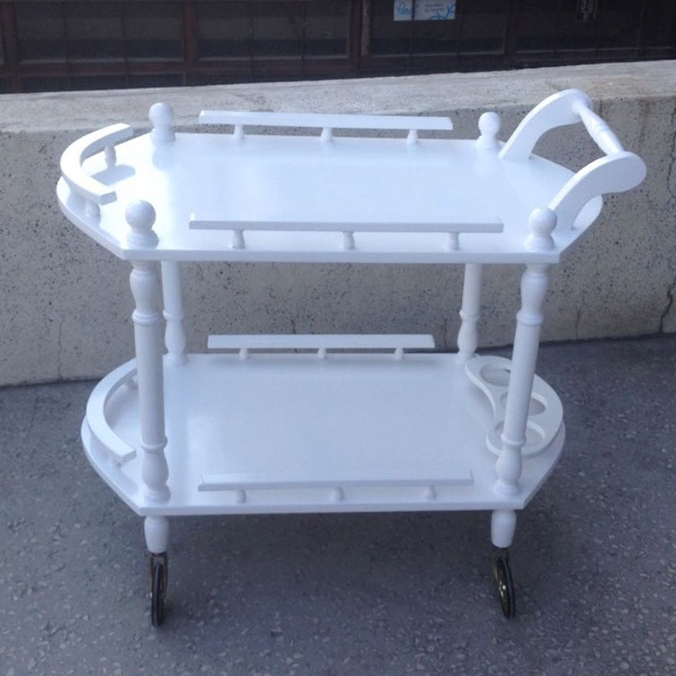 Ahşap Servis Arabası sehpa modelleri